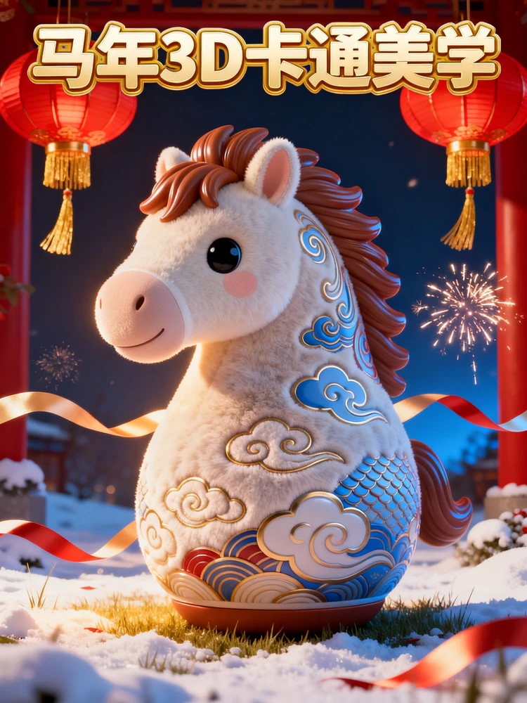 马年3D卡通美学