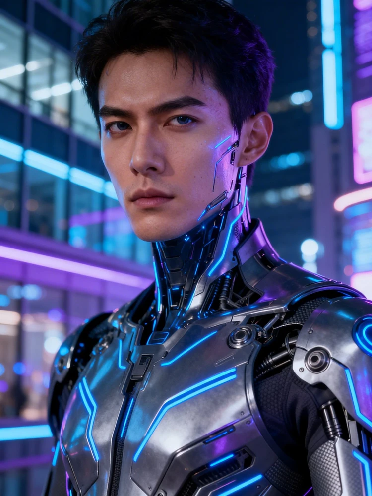 攻壳机动队 · 赛博人像