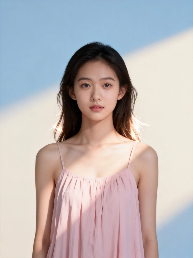 海平线极简时间海报-女生节