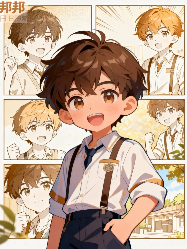 【漫画】邦邦日常风格四格漫画