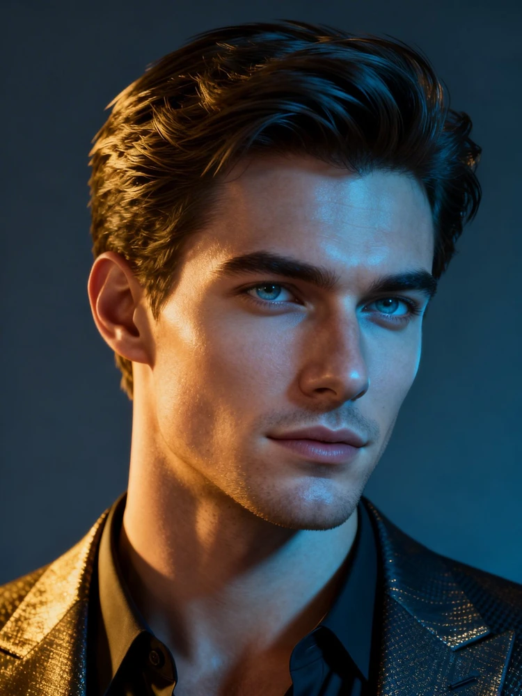 CG帅哥人像生成