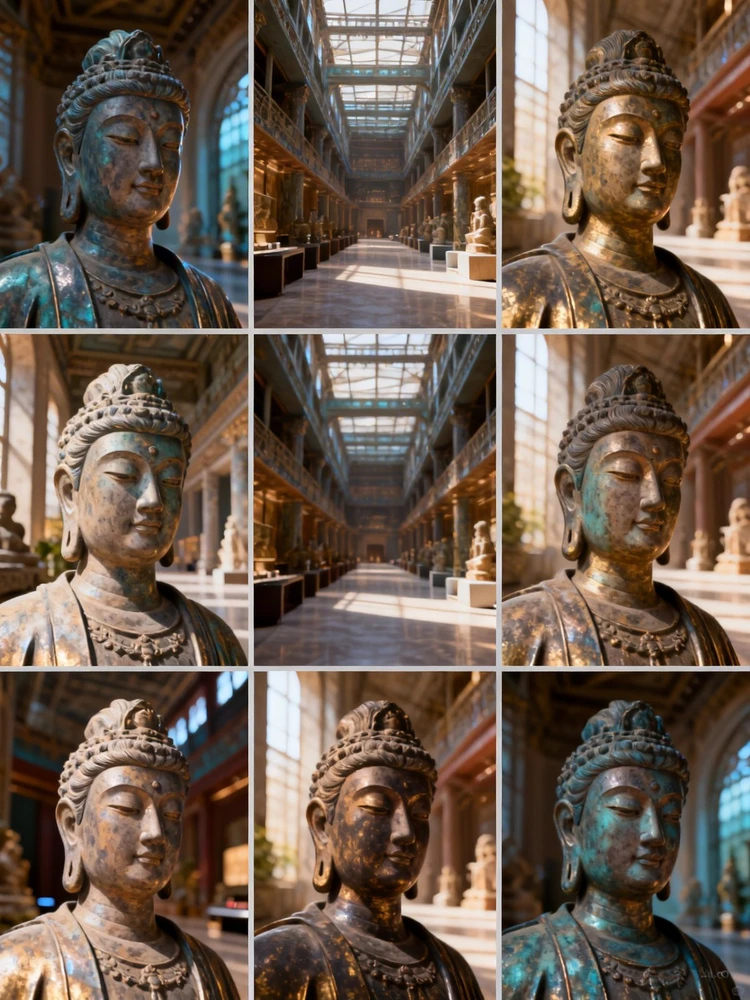 九宫格分镜海报