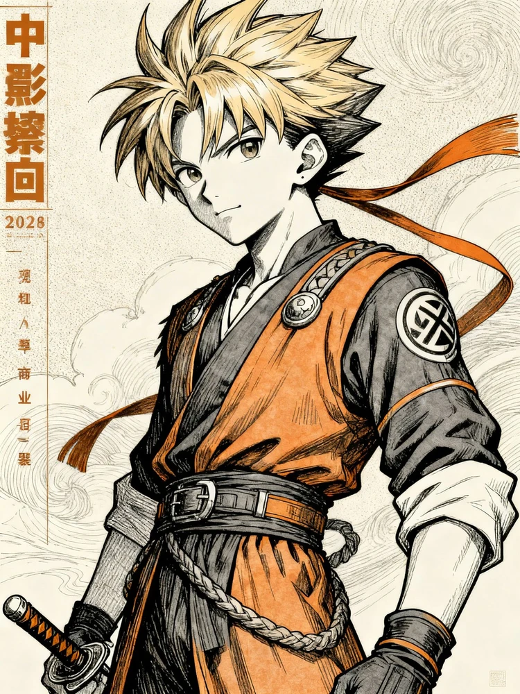 矢量质感笔绘转换·高精度还原·铅绘钢笔绘