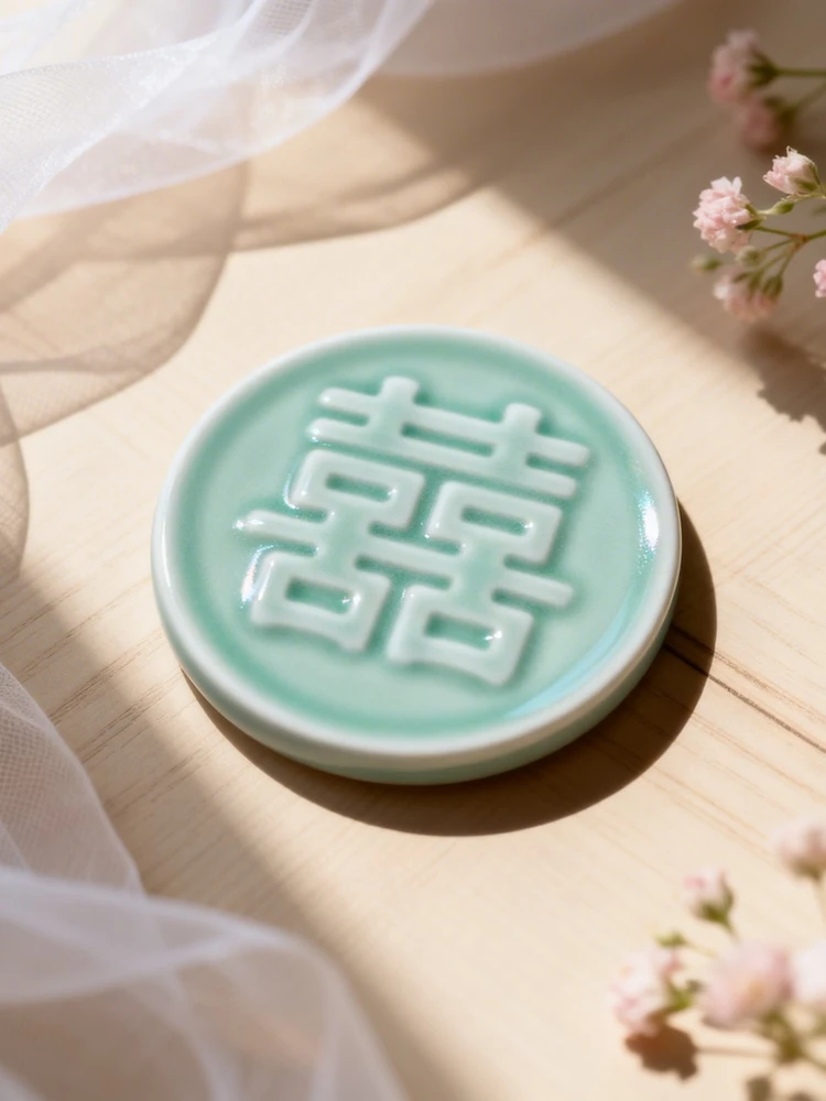 「青釉缘庄·瓷绘婚章」