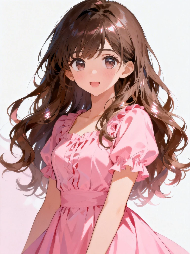 甜系日漫少女插画