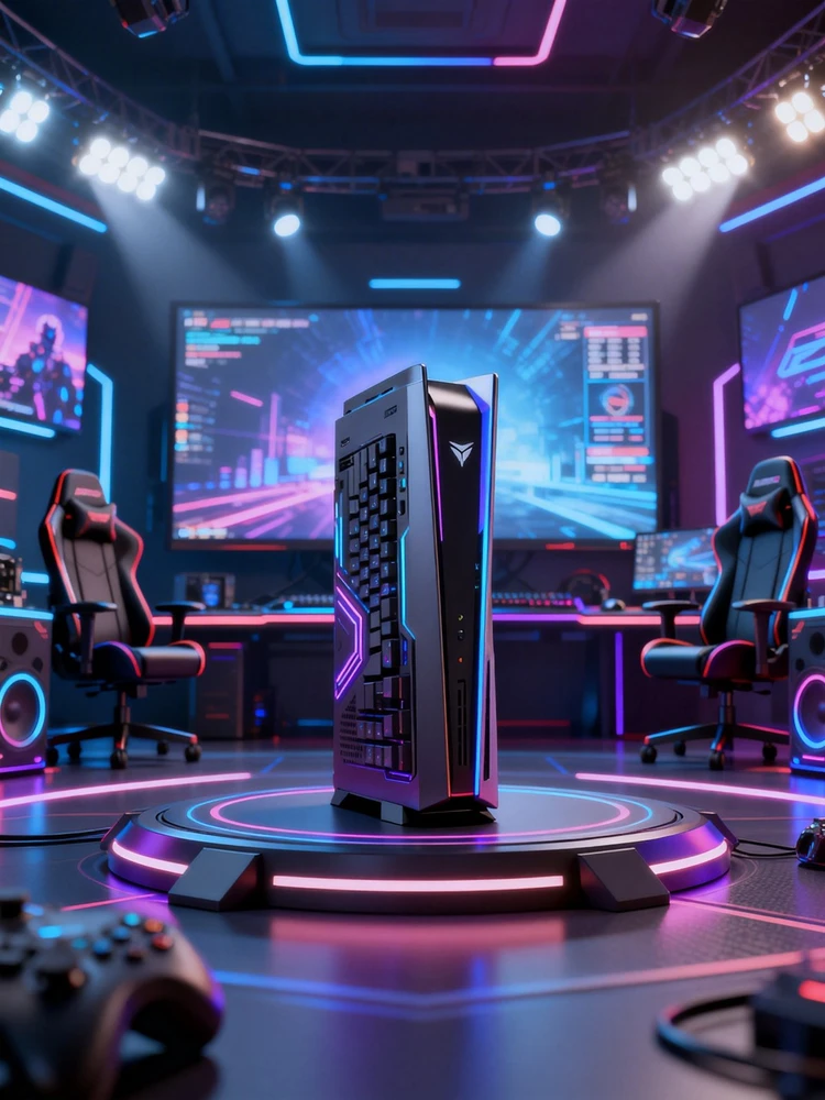 电竞赛场3D产品海报