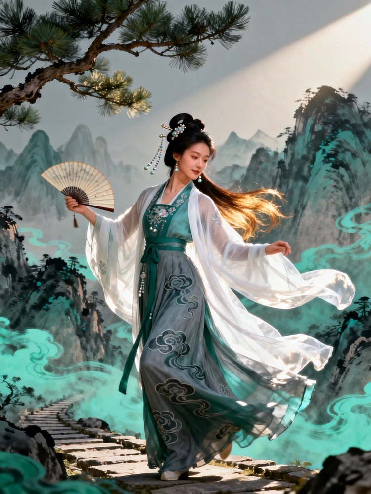 古风仙侠真人角色照