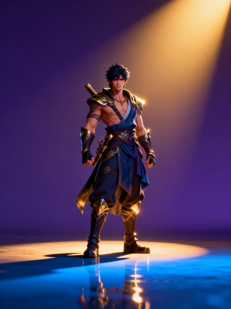 3d游戏角色设计图