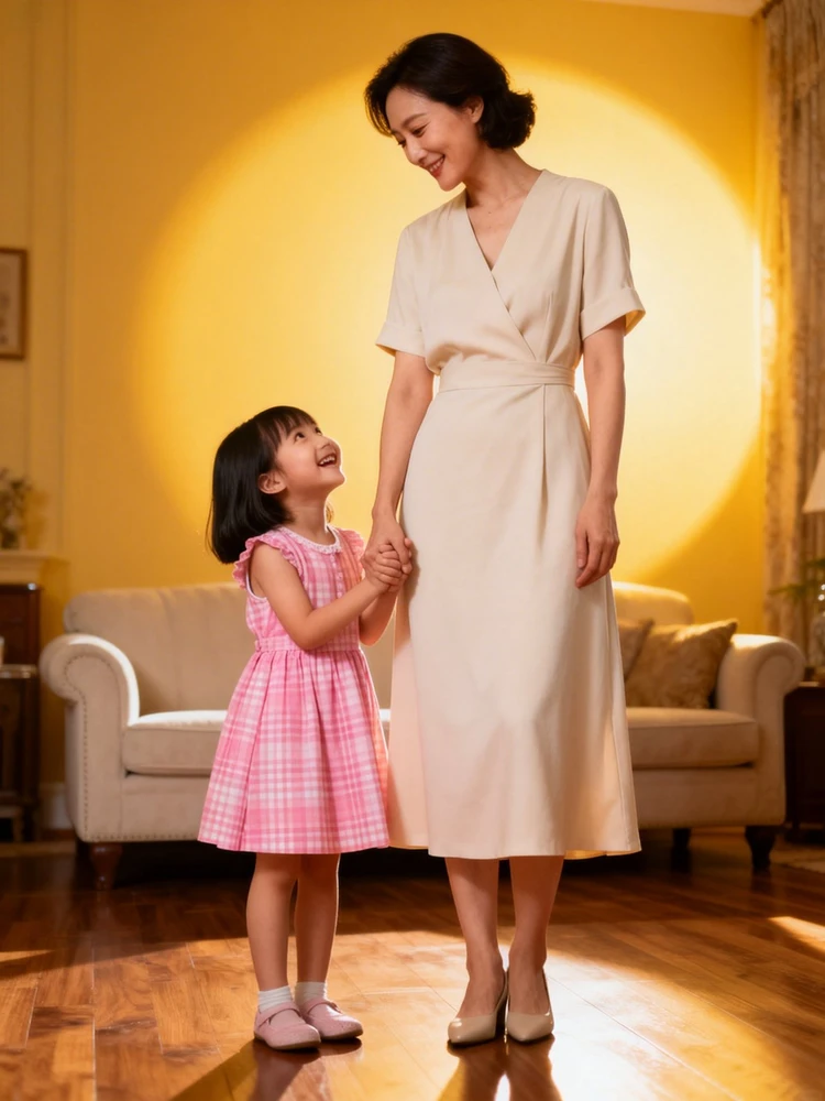 和童年自己同框写真