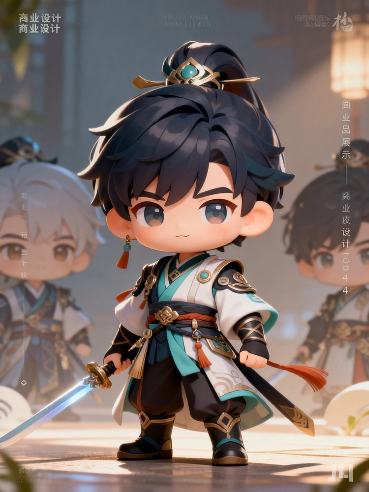 同款画风Q版人物