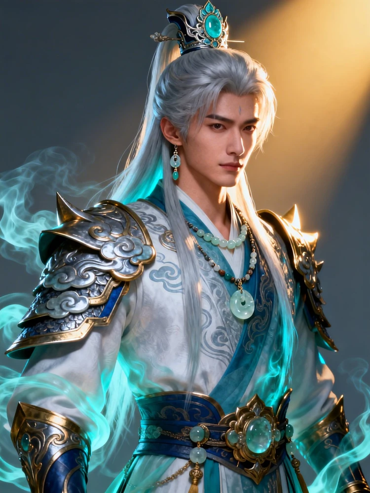 仙侠男神3D角色写真