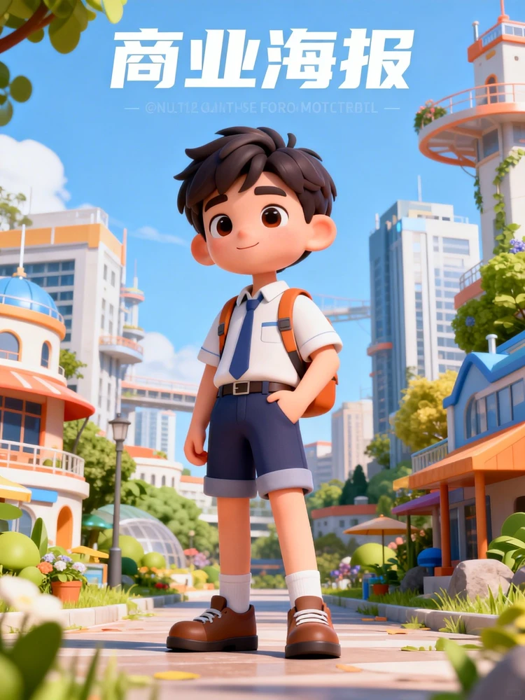 3D卡通治愈系风格