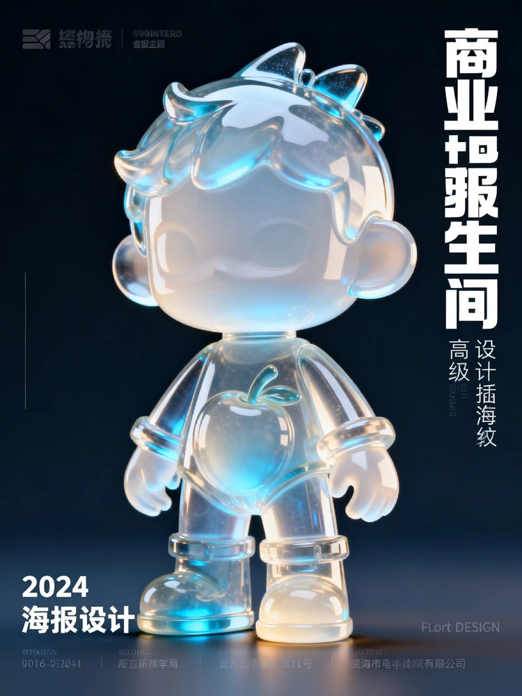 玻璃琉光玩偶变身