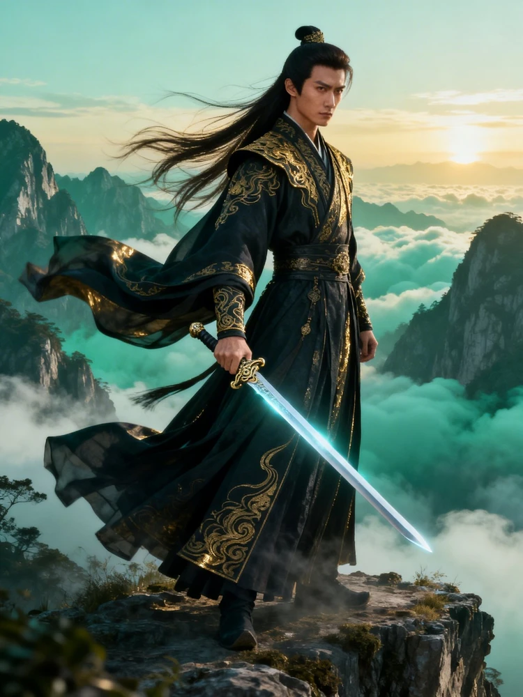 国风仙侠男主CG化身