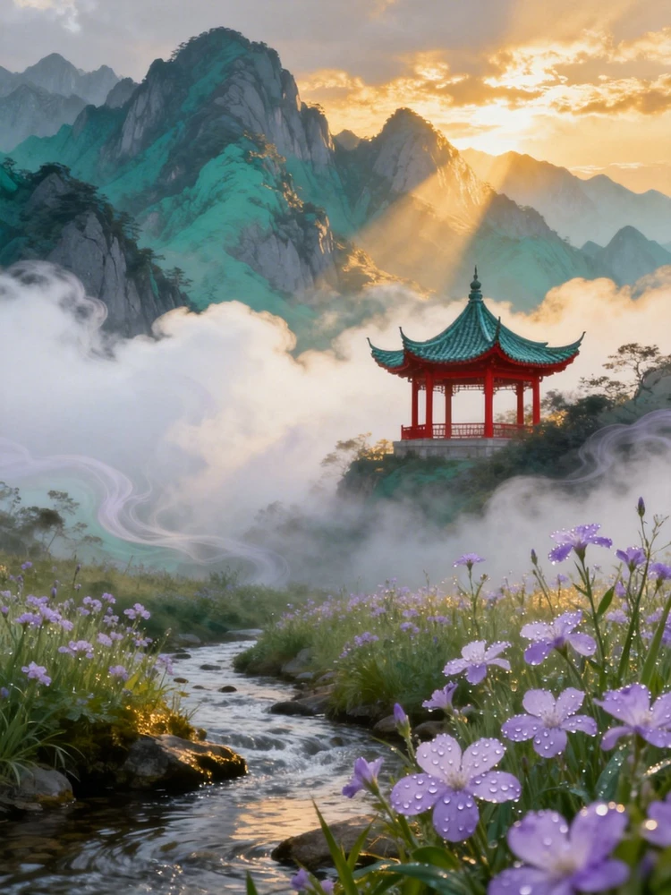 古风仙境美学场景