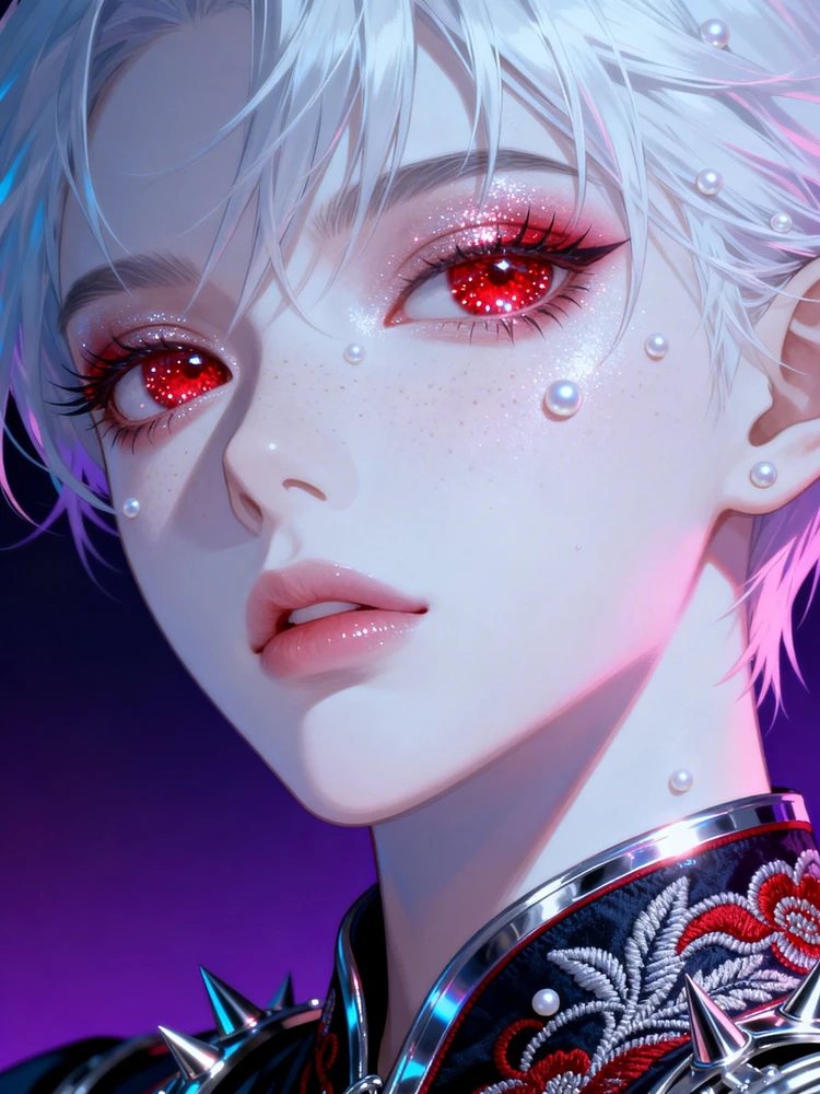 厚涂冷艳动漫主角