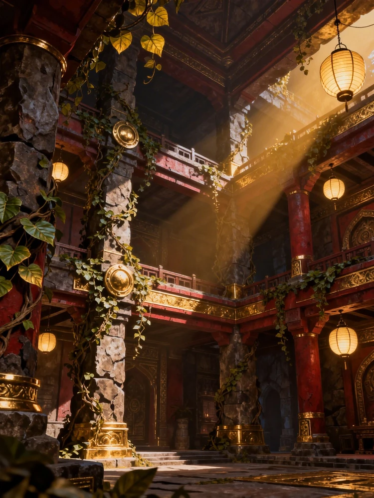 古典游戏CG厚涂丨手办模型