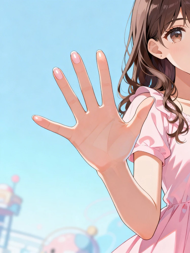 动漫手部细节修正