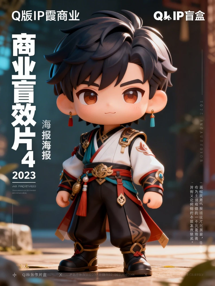 Q版ip盲盒风格