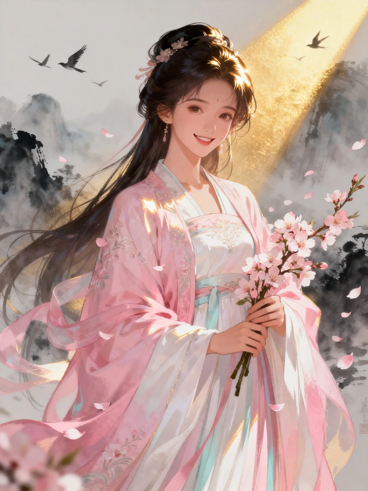 古风花神插画·小说封面