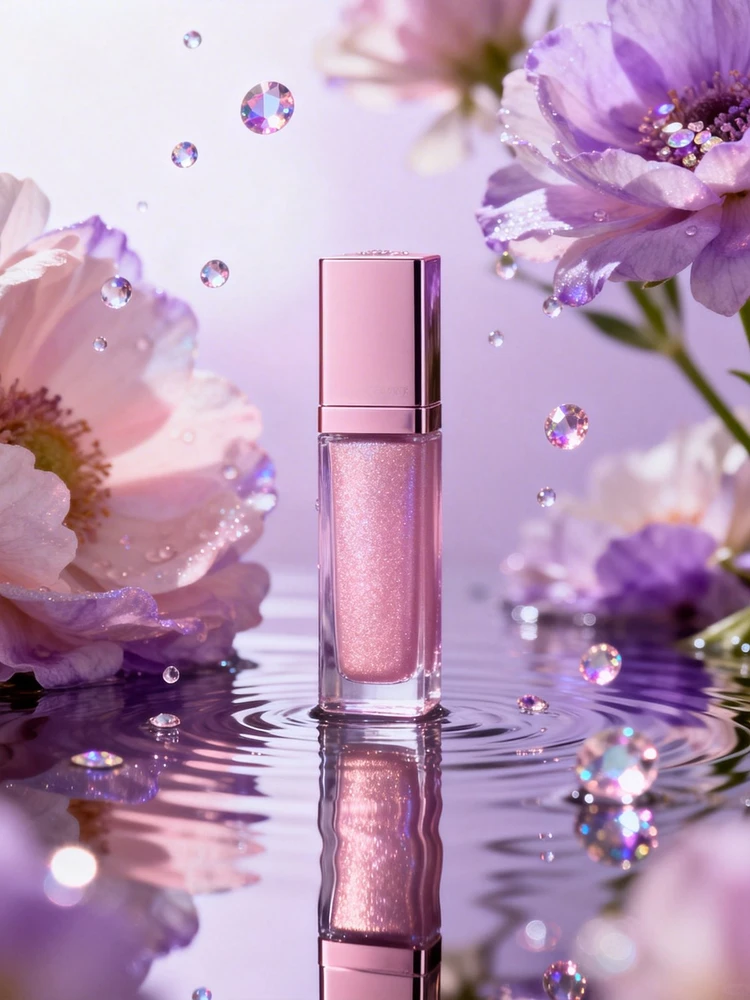 梦幻水镜美妆产品海报