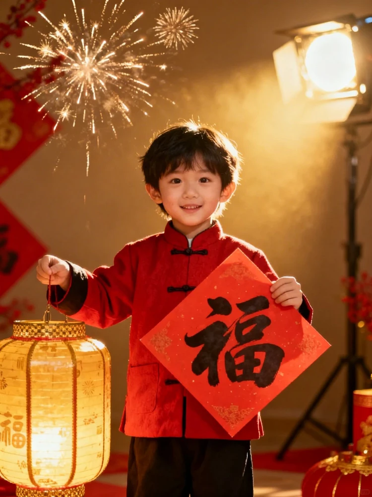 新年祝福儿童写真