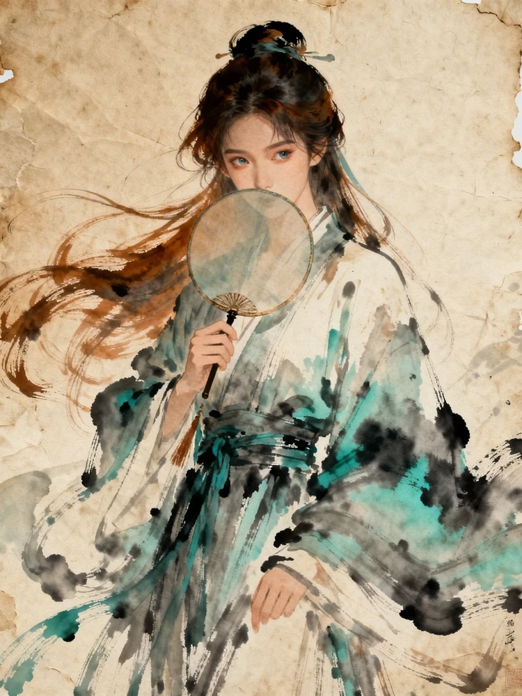 国风水墨角色写真