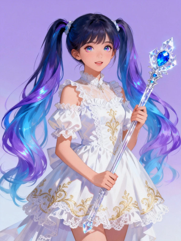 厚涂二次元角色插画