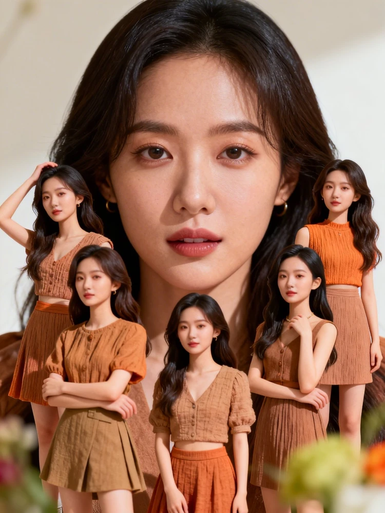 迷你分身环绕写真