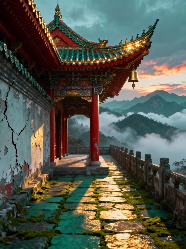 大型CG国风场景质感增强