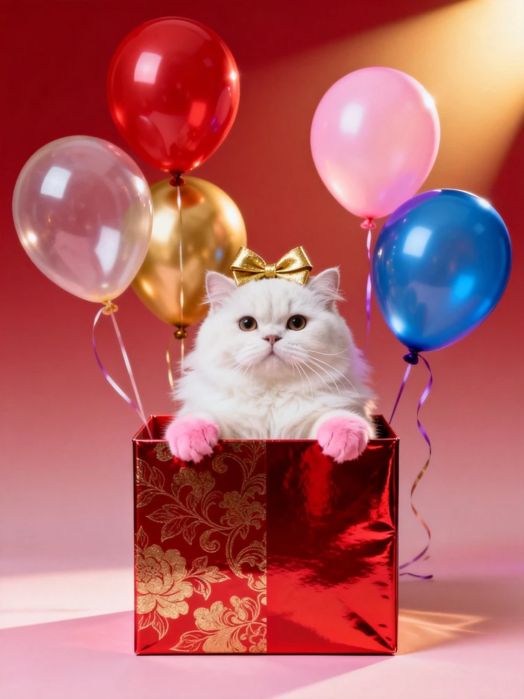 新年萌宠礼盒写真