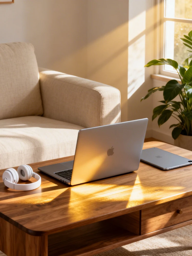 午后柔光数码产品场景图