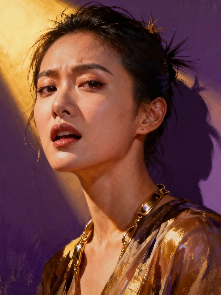 厚涂小说推文人像