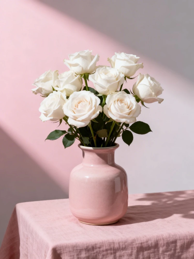 极简花艺静物大片