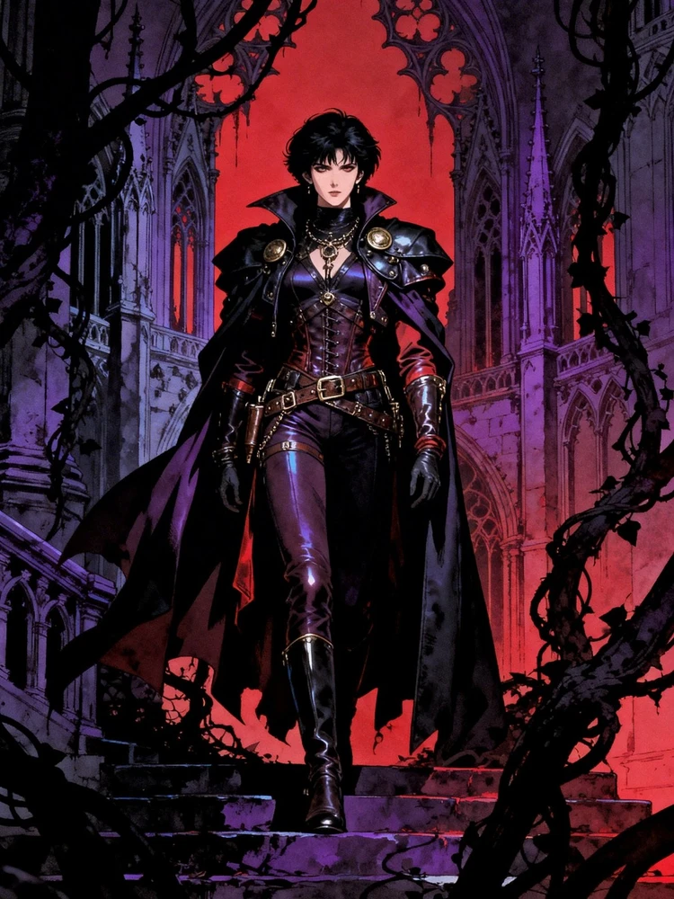 Moebius风格插画 暗黑哥特系列