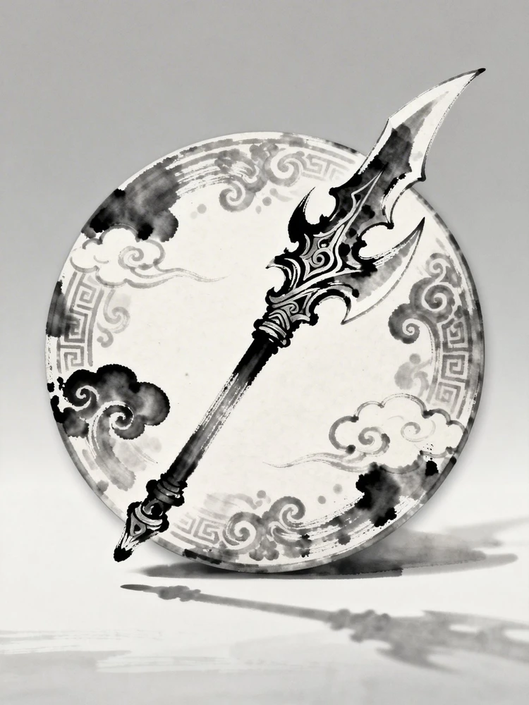 国风水墨游戏道具图标设计