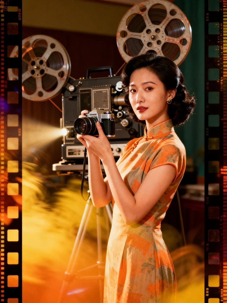 复古电影质感+50-60年代彩色胶片