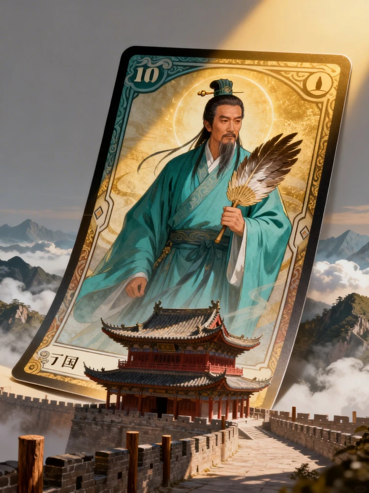 生成三国人物万智卡牌