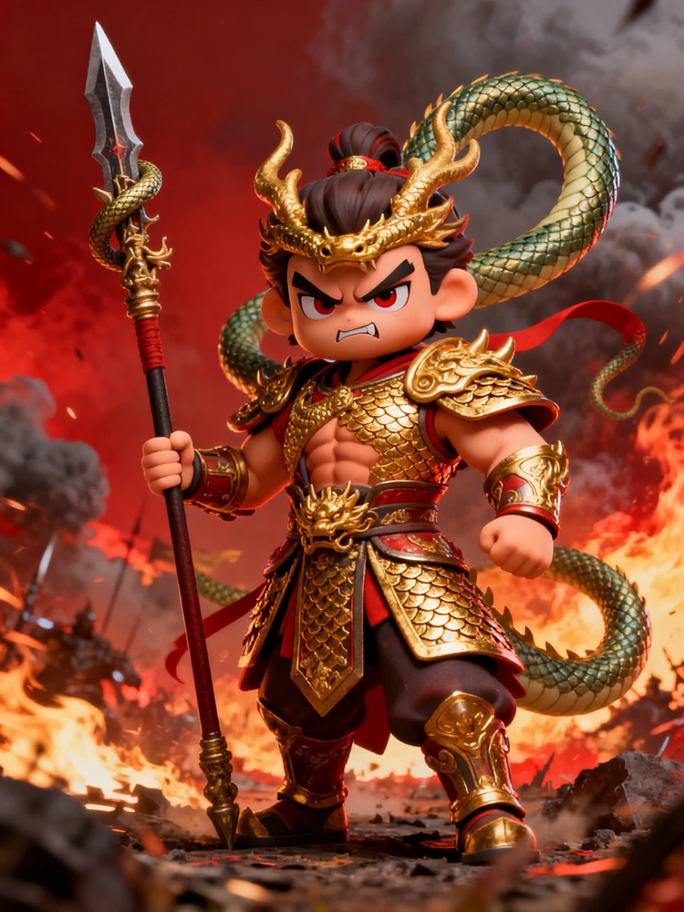 三国Q版猛将3D形象