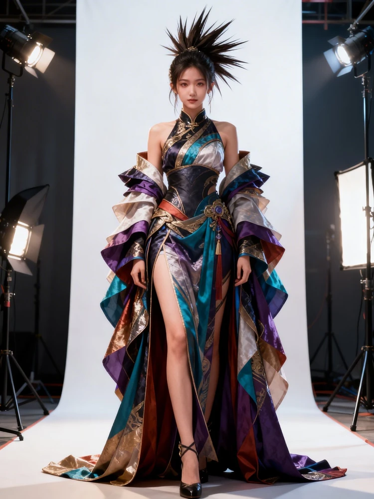 二次元美女影棚风格