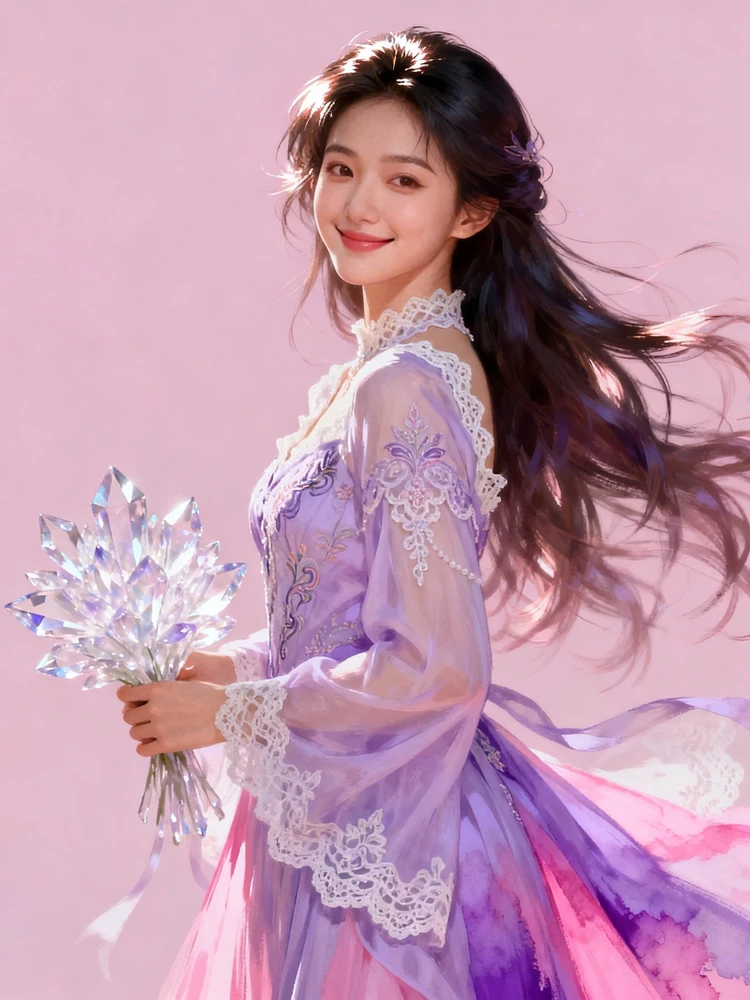 粉饰幻想风格插画