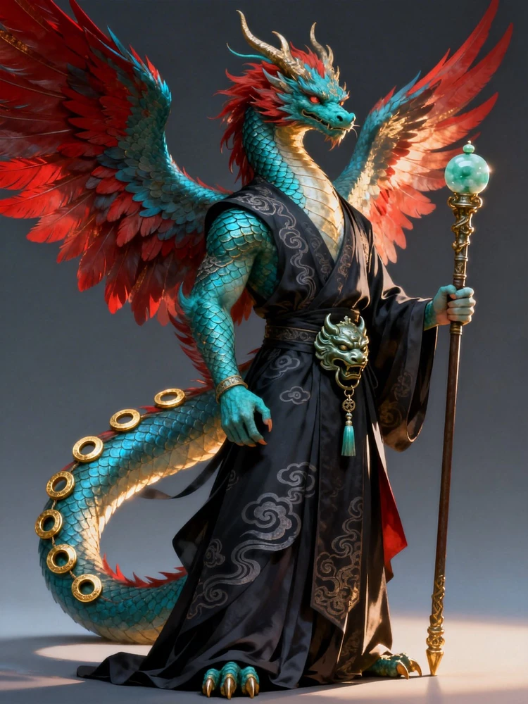 山海经神兽立绘