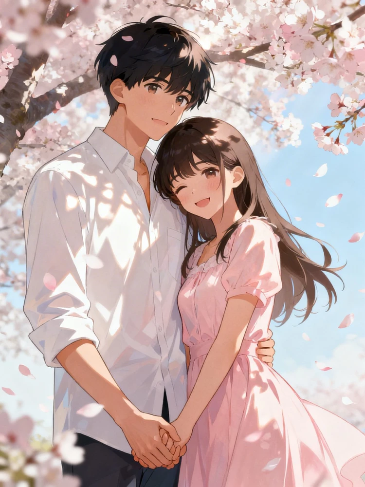 情侣动漫壁纸生成器