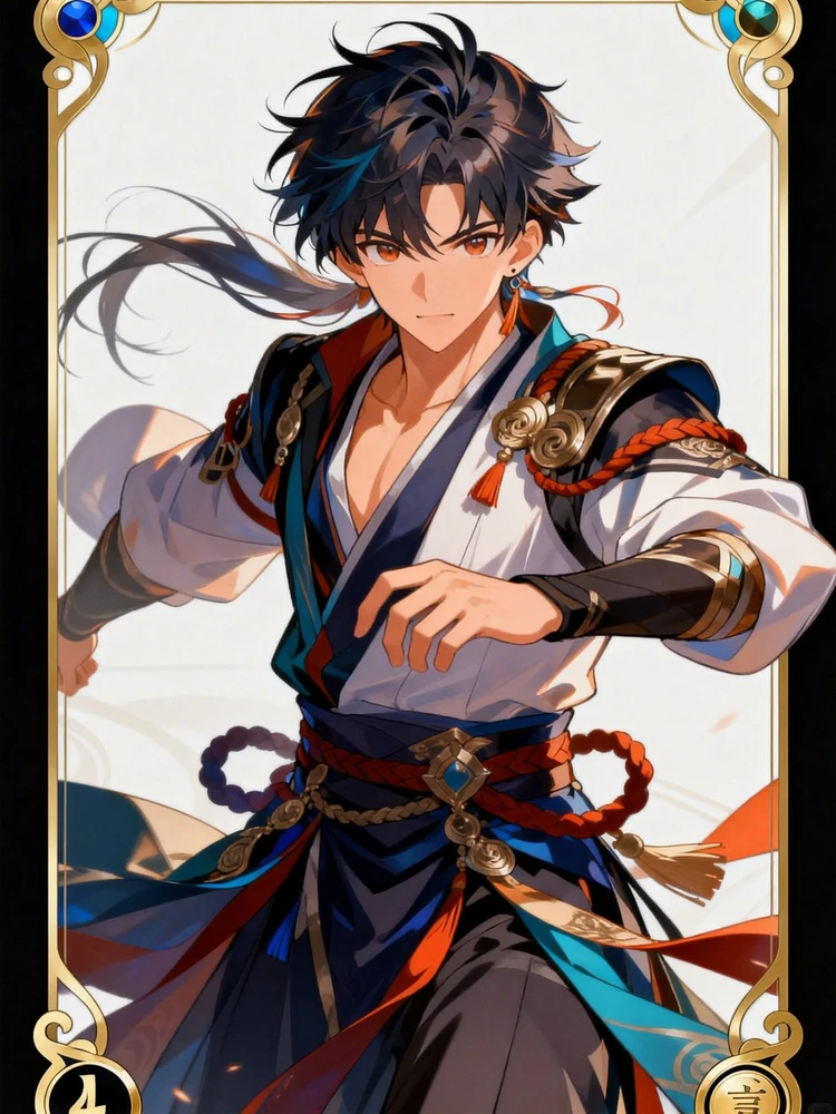 二次元卡牌立绘