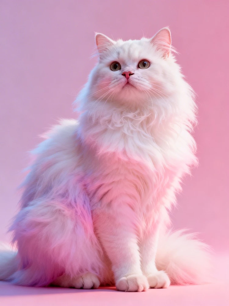一键动物生成转粉彩质感蓬松风格