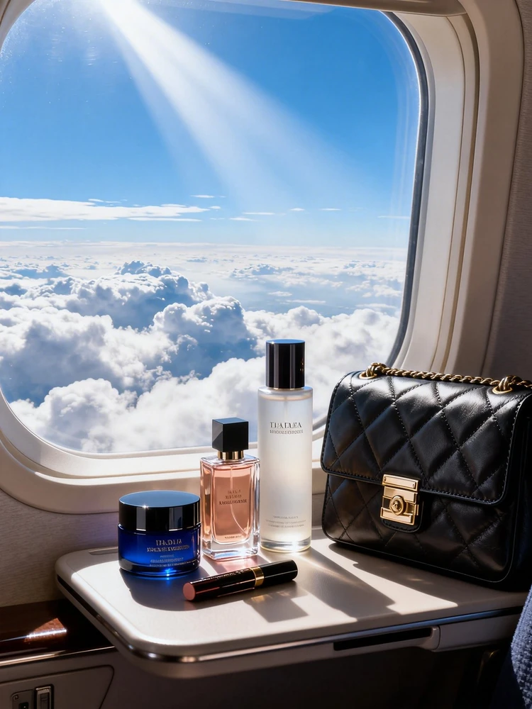 飞机舷窗奢感产品大片