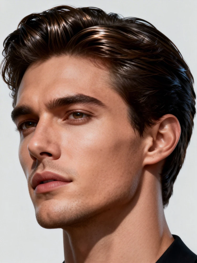 建模脸颜值美学帅哥人物