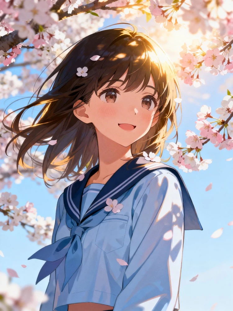 樱花校园动漫写真