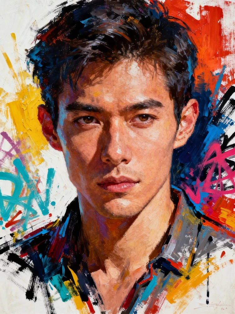 混合媒介涂鸦艺术