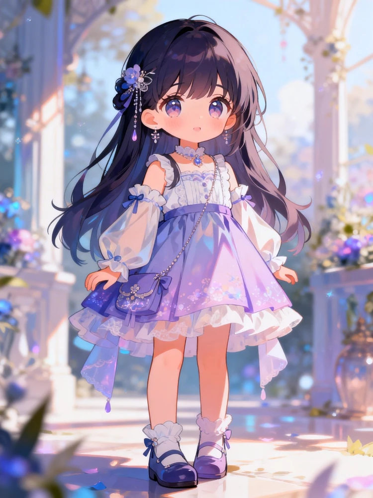 一键变萌系萝莉OC插画